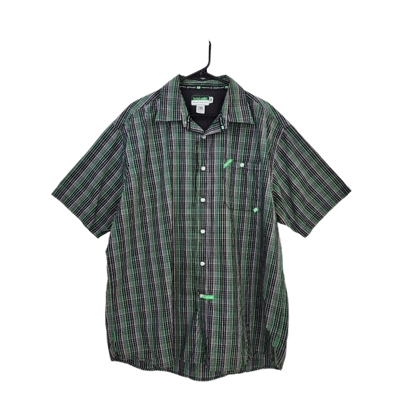 Ecko Unltd Men's Classic Plaid Button Down Shirt - 2XL - Picture 1 of 5